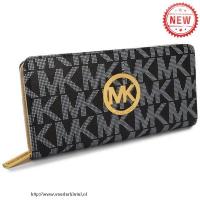 michael kors signature logo groot zwart portefeuilles Outlet Utrecht 56lpa555